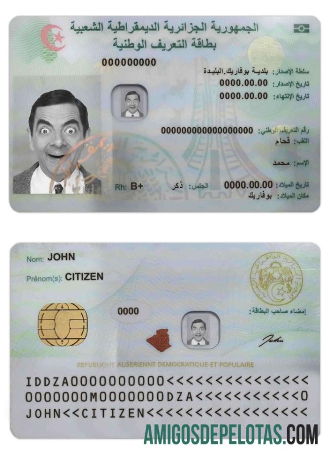 Algeria ID modelo